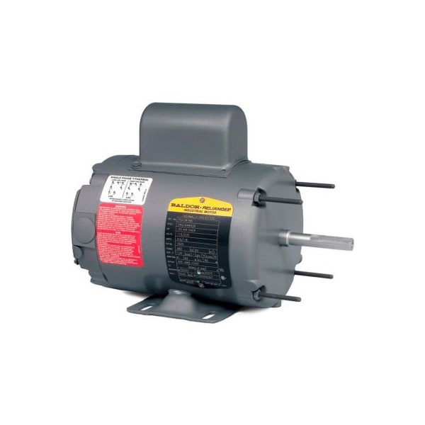 Baldor-Reliance Motor PSC3524A, .5HP, 1625RPM, 1PH, 60HZ, 48Z, 3418C, TEAO, F1